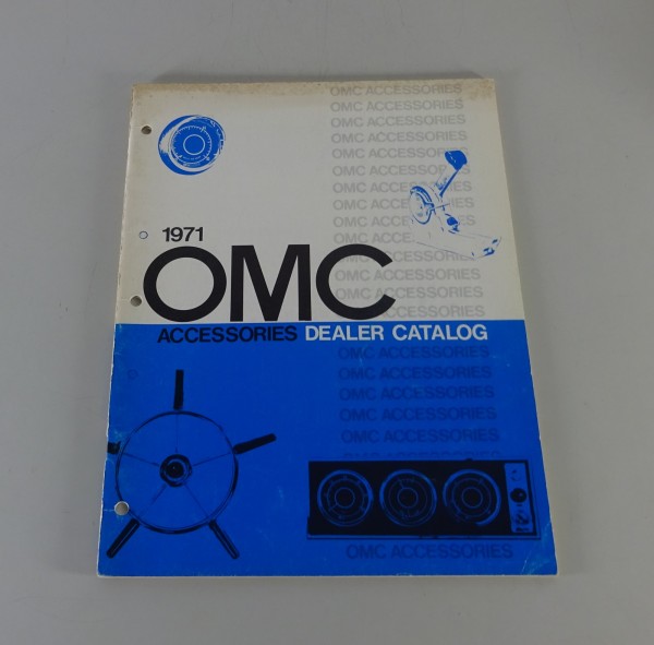 Zubehör-Katalog / Teilekatalog OMC Accessories Dealer Catalog Stand 1971