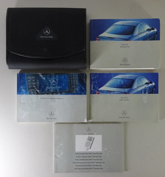 Cartella di bordo + istruzioni per l'uso Mercedes-Benz CLK Tipo 209 + AMG 2004