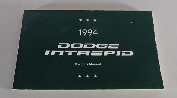 Owner´s Manual / Handbook Dodge Intrepid Stand 1994