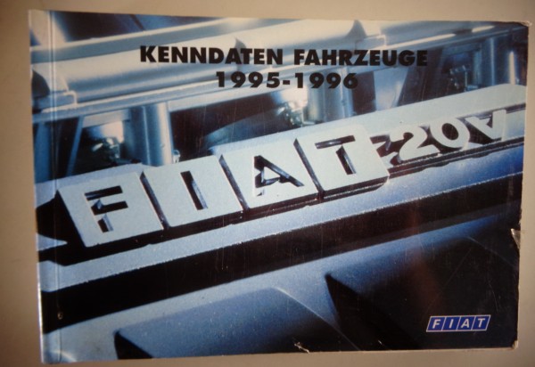 Technische Information Datenbuch Fiat Cinquecento/ Panda / etc Stand 1995 - 1996