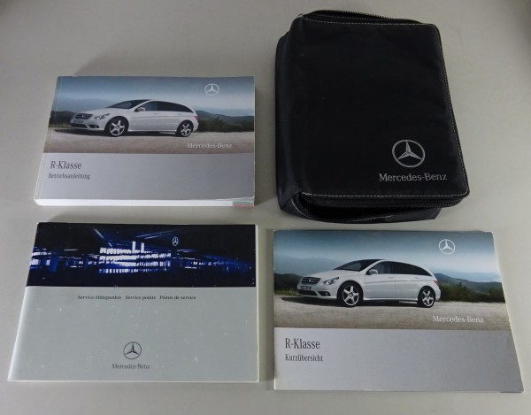 Bordmappe + Betriebsanleitung / Handbuch Mercedes R Klasse W251 Stand 01/2008