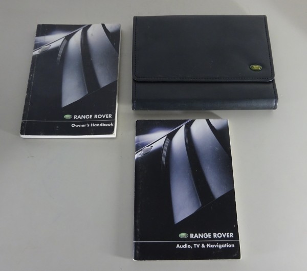 Owner's manual / Handbook + wallet Range Rover printed 2002