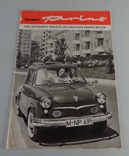 Prospekt / Broschüre / Auto Werbung NSU Prinz III + Sport Prinz Stand 09/1959