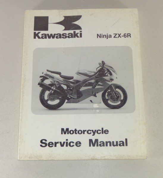 Werkstatthandbuch / Workshop Manual Kawasaki Ninja ZX-6 R, Stand 1996