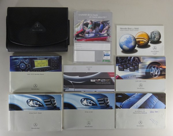 Owner's Manual + wallet Mercedes Benz M-Class ML 270 350 500... W163 from 1/2003
