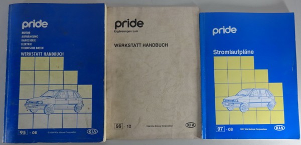 Werkstatthandbuch & Stromlaufpläne Kia Pride 1995