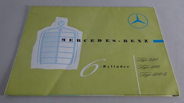Prospekt Mercedes-Benz Typ 220 / 300 / 300S Stand 10/1954