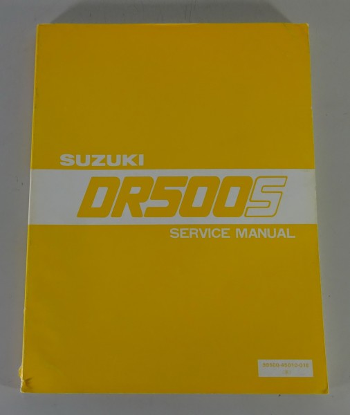 Werkstatthandbuch / Service Manual Suzuki Motorrad DR 500 S Enduro von 07/81