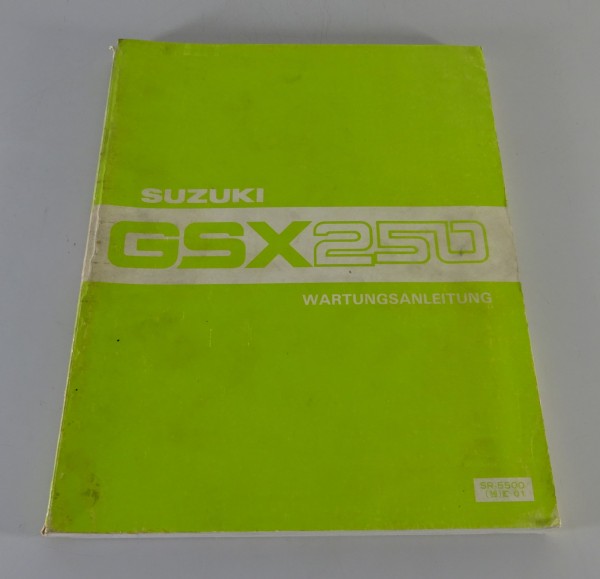 Werkstatthandbuch / Wartungsanleitung Suzuki GSX 250 / GSX250 Stand 04/1981