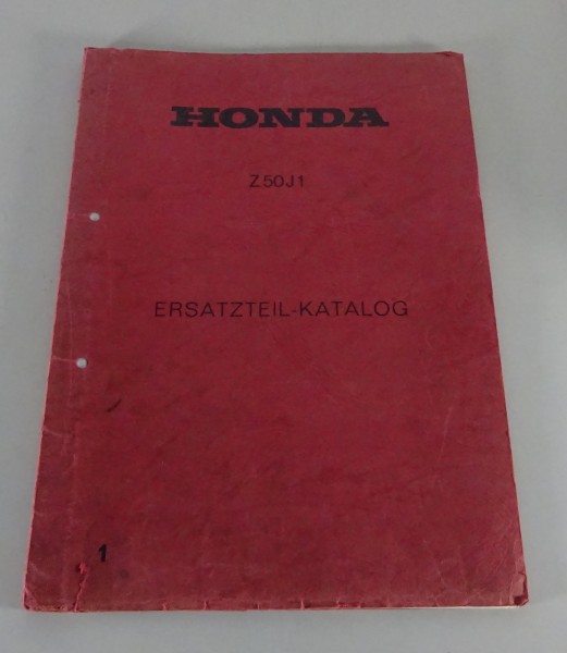 Teilekatalog / Ersatzteilkatalog Honda Z 50 J1 Monkey Stand 1977