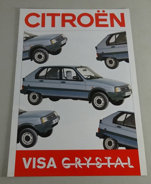 Prospekt / Broschüre Citroën Visa Crystal