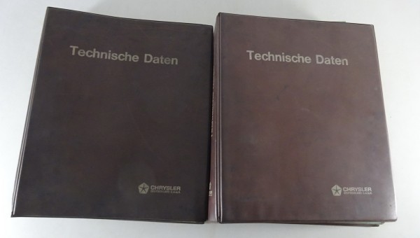 Handbuch Technische Daten Simca / Talbot / Chrysler / Matra von 1970-1982