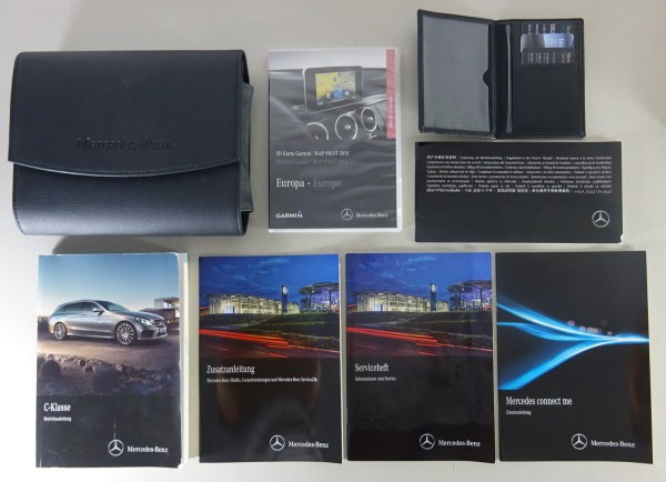 Bordmappe mit Betriebsanleitung Mercedes C-Klasse T-Modell Typ S 205 St. 04/2015
