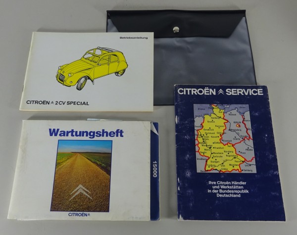 Bordmappe + Betriebsanleitung / Handbuch Citroen 2 CV6 Ente Stand 10/1980