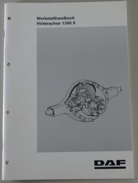 Werkstatthandbuch / Reparaturanleitung DAF Hinterachse 1346 II Stand 12/1990