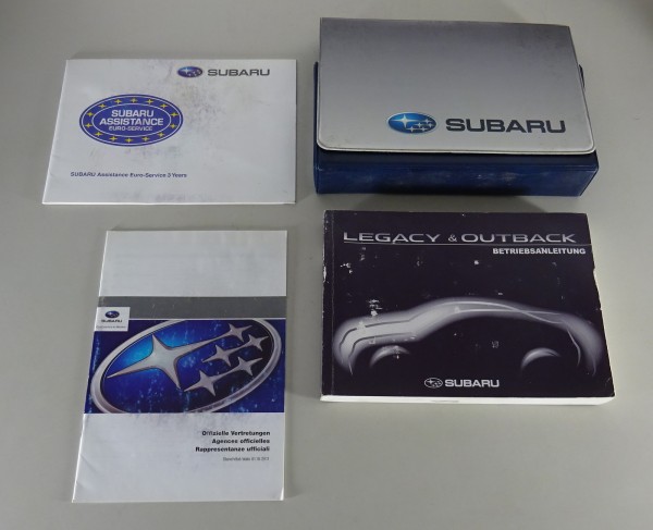 Bordmappe + Betriebsanleitung Subaru Legacy + Legacy Outback Stand 10/2010