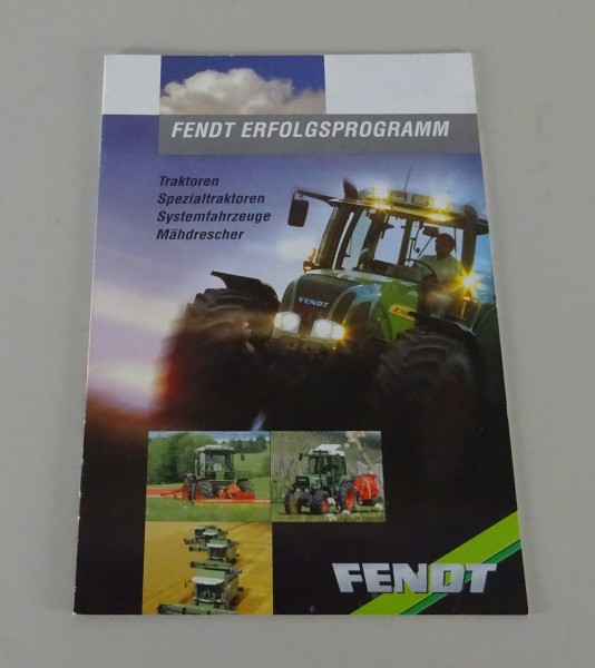 Prospekt / Broschüre Fendt Programm 2000 Stand 10/2000