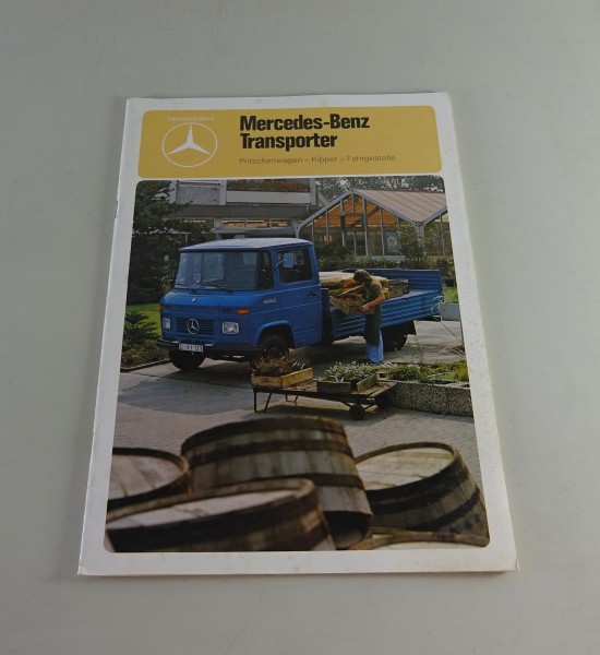 Prospekt / Broschüre Mercedes-Benz T2 DüDo Transporter Stand 03/1979