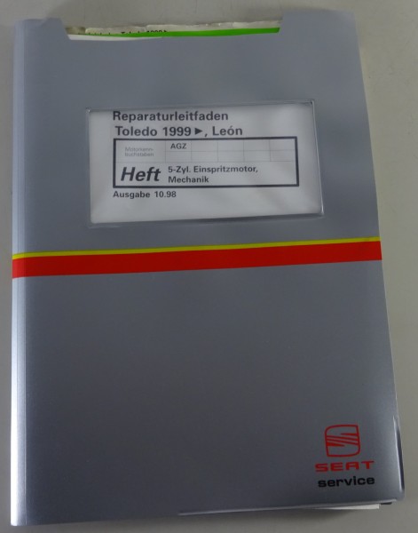 Werkstatthandbuch Seat Toledo / Leon ab 1999 5-Zyl. Einspritzmotor Mechanik