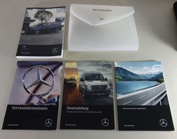 Bordmappe + Betriebsanleitung Mercedes-Benz Vito Typ 447 Stand 10/2022