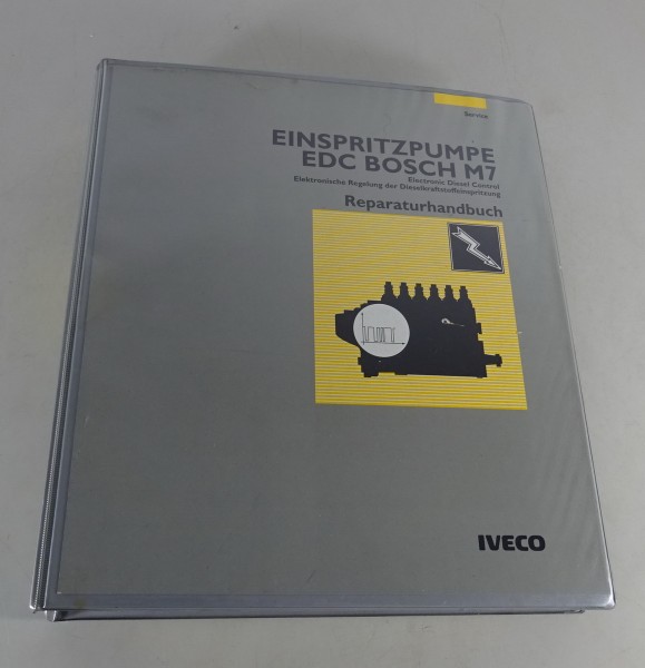 Werkstatthandbuch Reparaturanleitung Iveco Einspritzpumpe EDC Bosch M7 von 1993