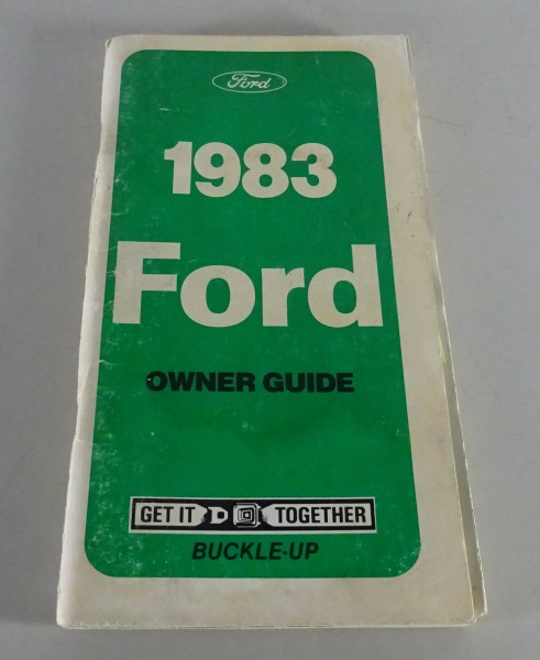 Owner´s Manual / Handbook Ford Crown Victoria Stand 1983