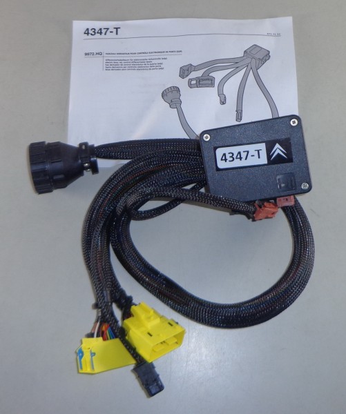 Citroen Spezialwerkzeug 4347-T 9972-HQ Elektronische Türkontrole Adapterkabel