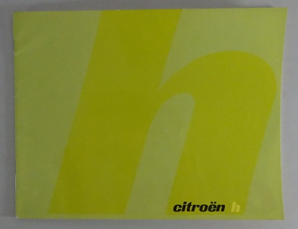 Prospekt / Broschüre Citroen HZ / HY von 09/1966 auf Französisch