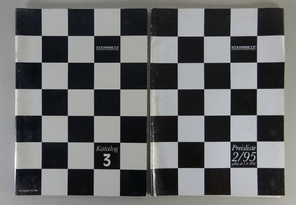 Prospekt Steinmetz Opel Tuning mit Omega, Vectra, Calibra, Astra Cabrio, etc.´95