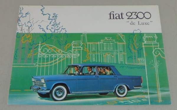 Prospekt / Brochure Fiat 2300 de Luxe