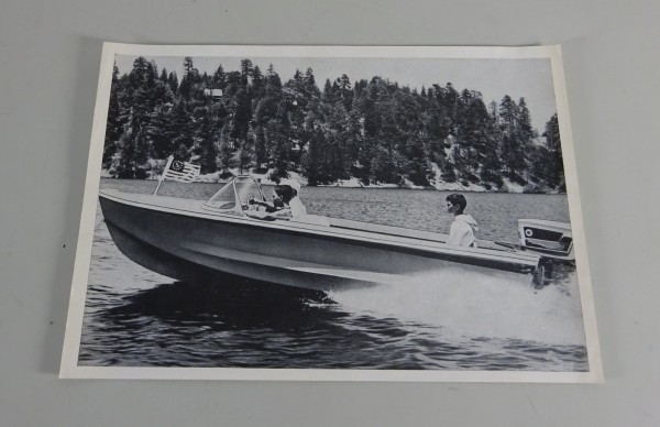 Prospektblatt Ernst Himmelein Motor-Sportboot AVALON Stand ca. 60er Jahre