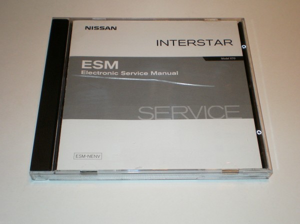 Werkstatthandbuch auf CD Nissan Interstar X70 Stand 04/2002