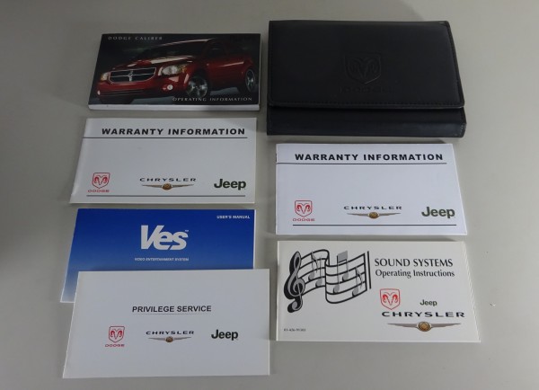 Wallet + Owner´s Manual / Handbook Dodge Caliber SUV from 2006 -2011