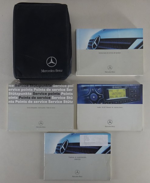Carpeta + Instrucciones de servicio Mercedes Benz Sprinter Tipo 901 desde 1/2003