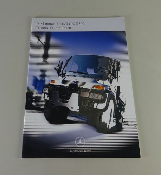 Prospekt / Broschüre Mercedes-Benz Unimog 405 U 300 / 400 / 500 Stand 9/2006