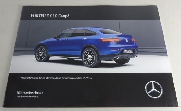 Produktinfo / Vorteile Mercedes-Benz GLC Coupé Stand 06/2016