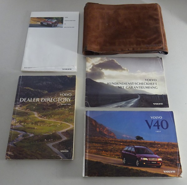 Bordmappe + Betriebsanleitung / Handbuch Volvo V40 Modell 1997 Stand 06/1996