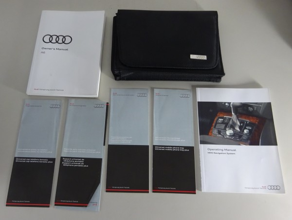 Owner's Manual + Wallet Audi A6, S6, RS6 Performance Typ C7 + Quattro from 2017