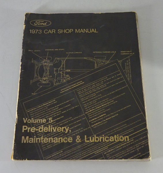Werkstatthandbuch Band V Ford Mustang II, Thunderbird Lincoln Continental 1975