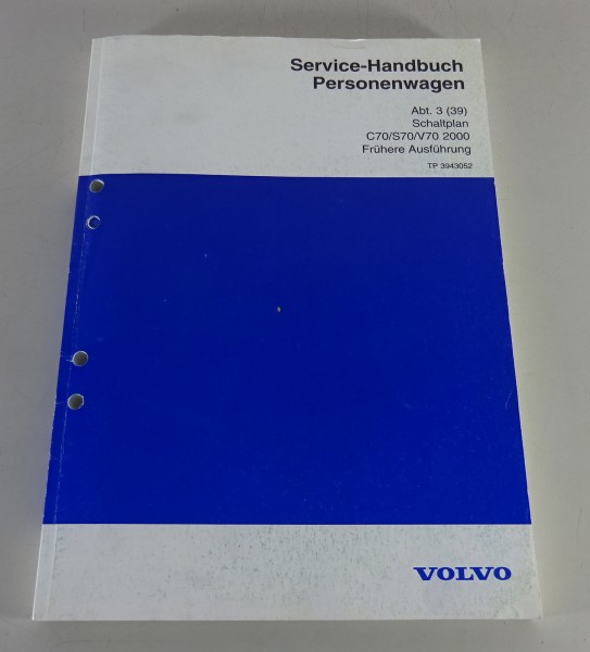 Werkstatthandbuch / Elektrische Schaltpläne Volvo C70/S70/V70 frühere Ausführung