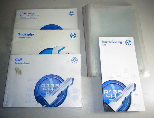 Betriebsanleitung + Bordmappe VW Golf 3 / III Limousine + Variant von 1997