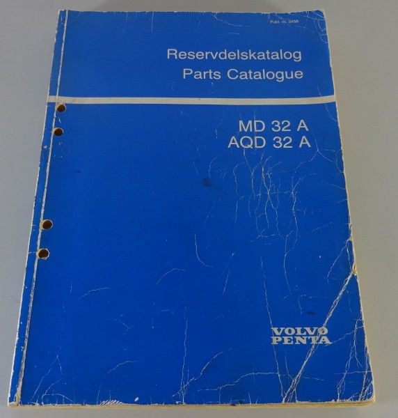 Parts Catalog / Reservdelskatalog Volvo Penta Engine MD 32 A / AQD 32 A 04/1978
