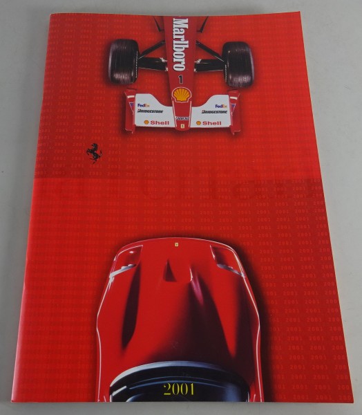Magazin / Prospekt La Ferrari von 2001