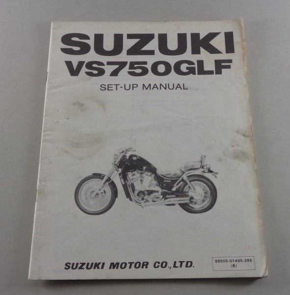 Set Up Manual Suzuki VS 750 GLF von 03/1985