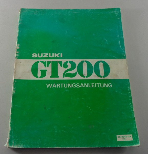 Werkstatthandbuch Suzuki GT 200 / E / GT200/E Stand 06/1979