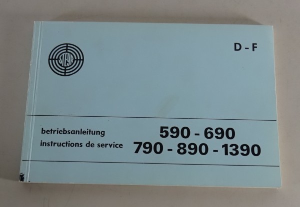 Betriebsanleitung / Handbuch Steyr Lastkraftwagen Typ 590/ 690/ 790/ 890/ 1390