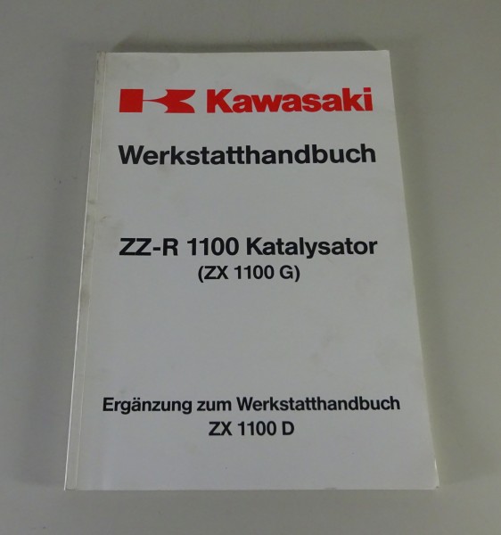 Werkstatthandbuch Nachtrag Kawasaki ZZ-R 1100 Katalysator Stand 10/1997