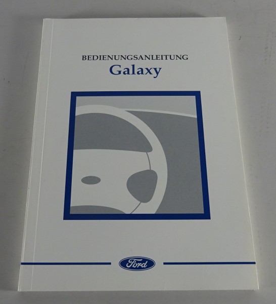 Betriebsanleitung / Handbuch Ford Galaxy Stand 02/1998