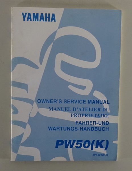 Werkstatthandbuch Shop Manual Yamaha PW 50 (K) Stand 05/1997