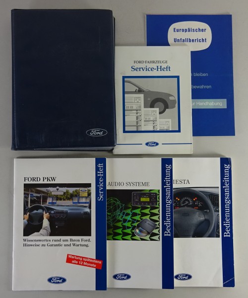 Bordmappe + Betriebsanleitung Ford Fiesta von 01/1996